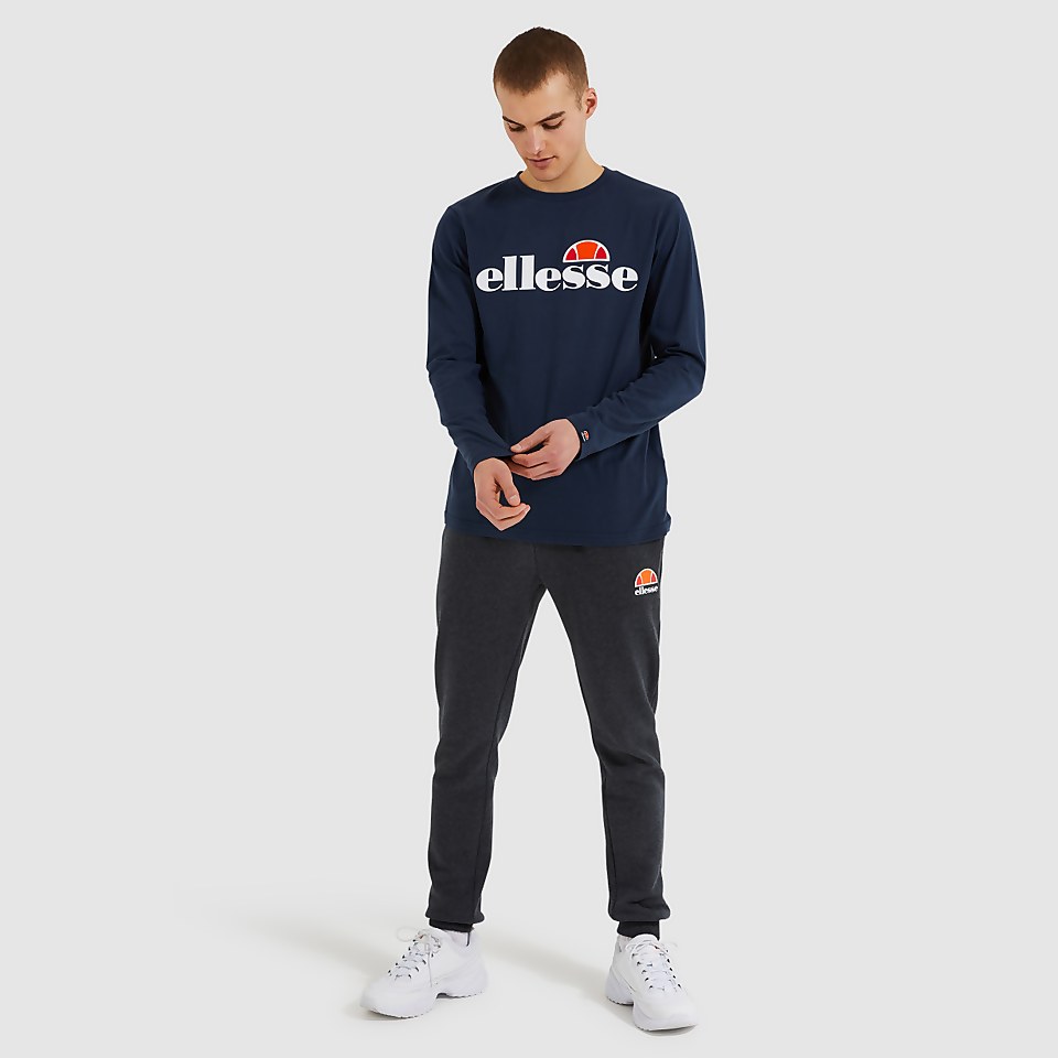 SL Grazie Langarm-T-Shirt Marineblau