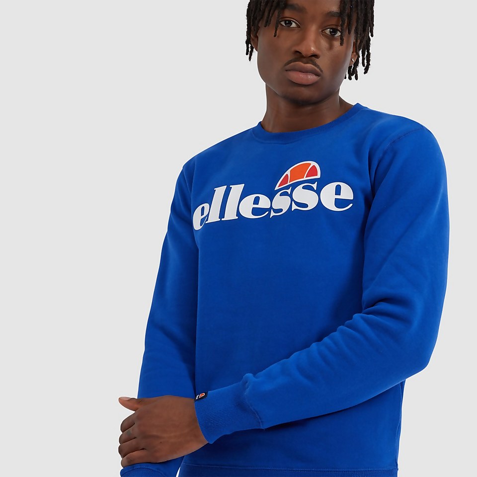 Men's Small Logo Succiso Sweatshirt Blue