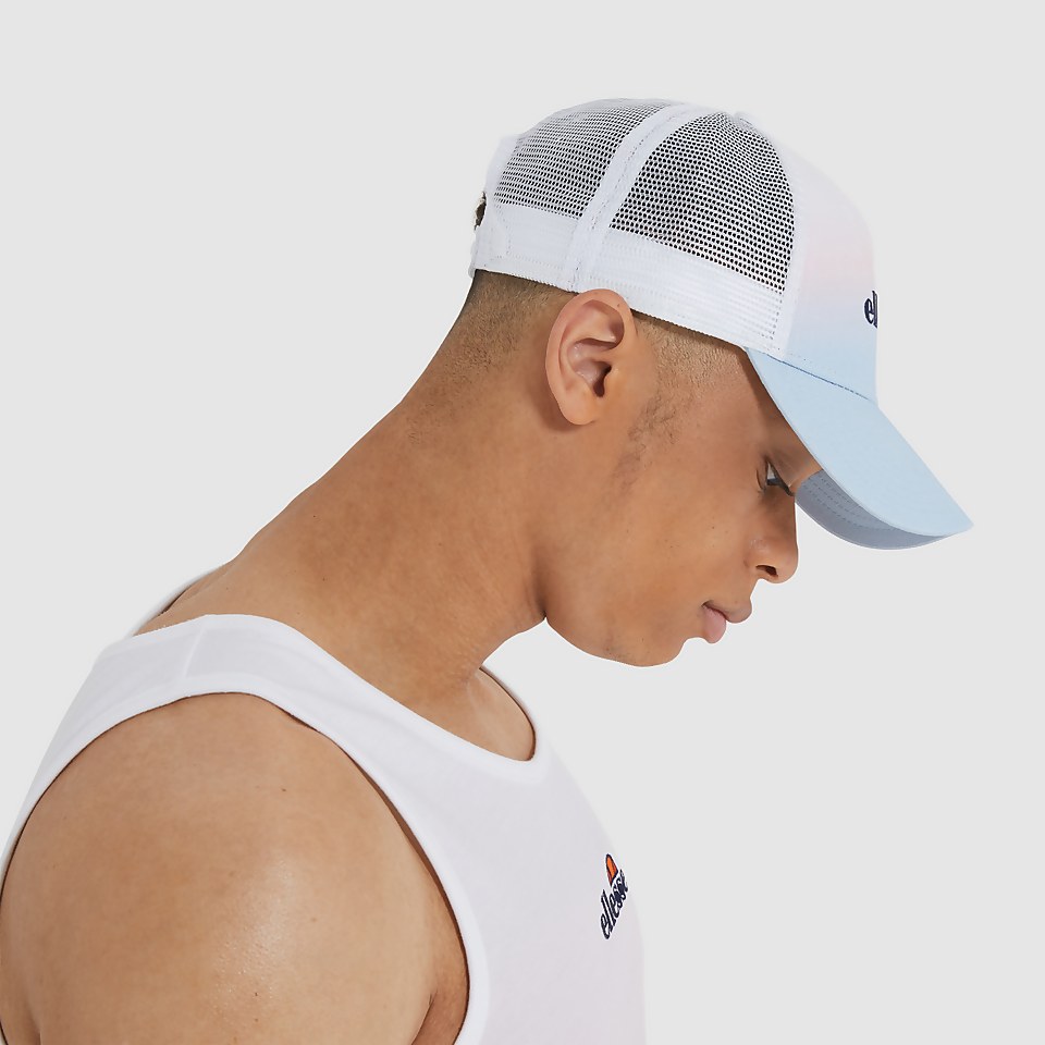 Zalo Trucker Cap SAJ White