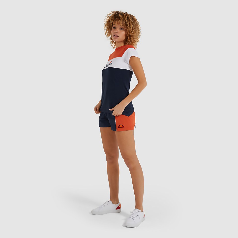 Stripe Shorts Marineblau