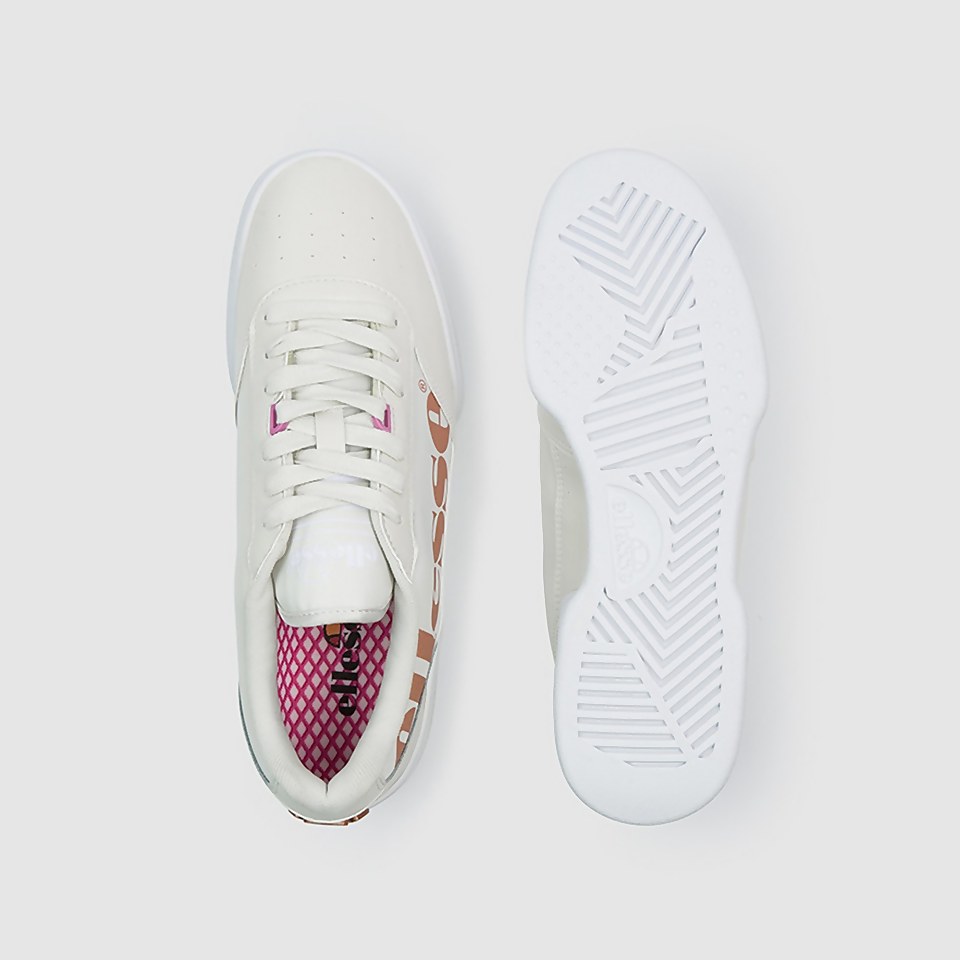 Womens Piacentino Trainer White Metallic