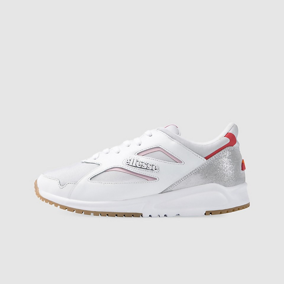 Womens Contest Trainer White Glitter