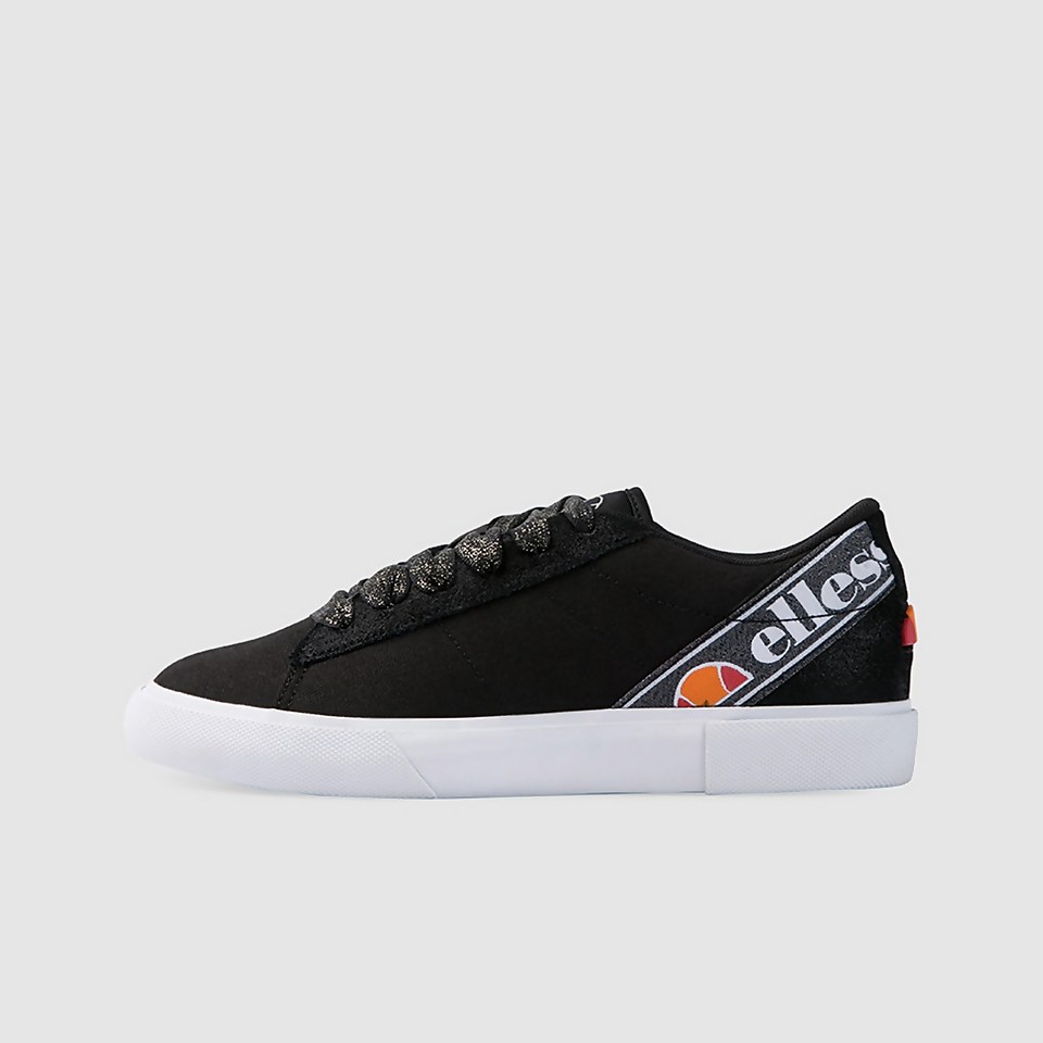 Womens Massimo Trainer Black Glitter