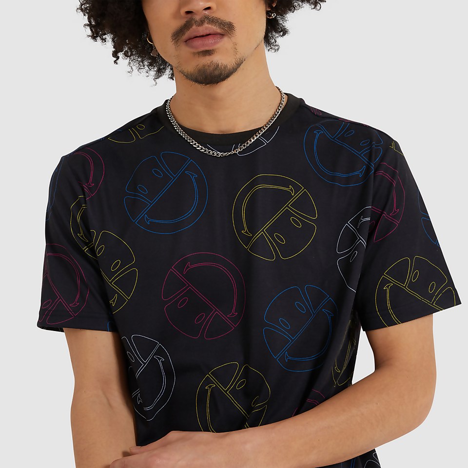 ellesse x Smiley® Merilino T-Shirt Dunkelgrau