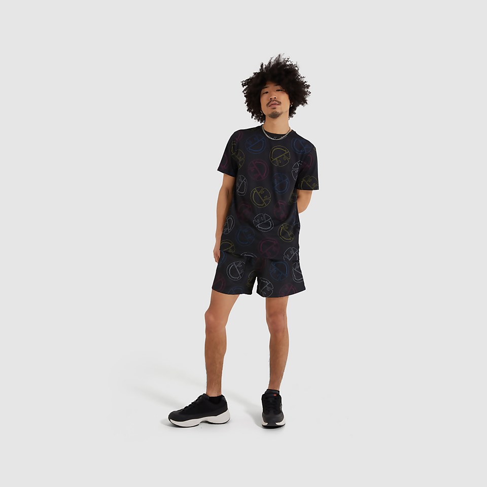 ellesse x Smiley® Merilino T-Shirt Dunkelgrau