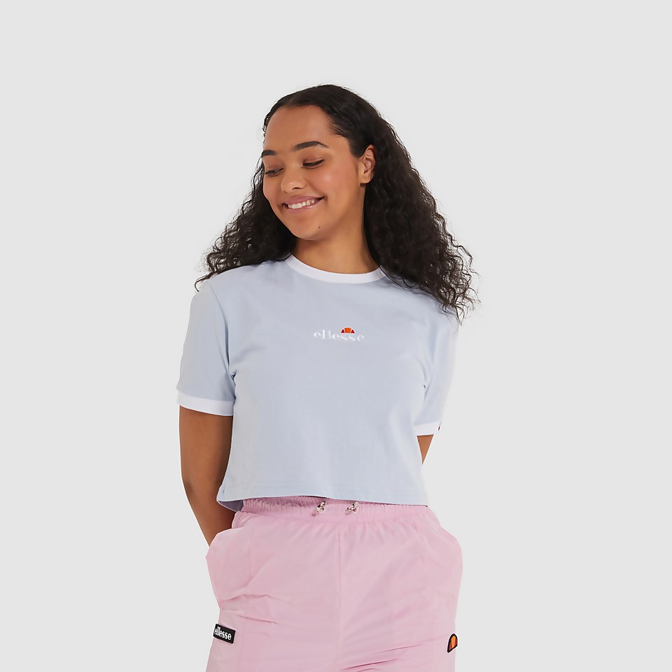 Derla Cropped T-Shirt Light Blue