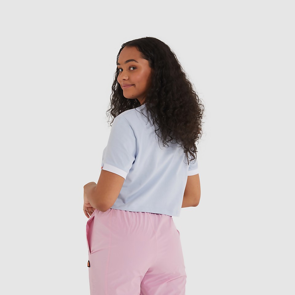 Derla Cropped T-Shirt Light Blue