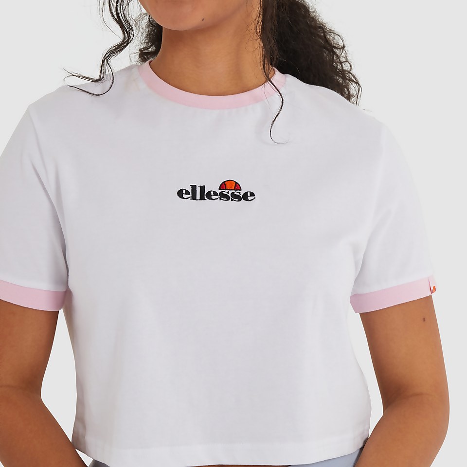 Derla Cropped T-Shirt White