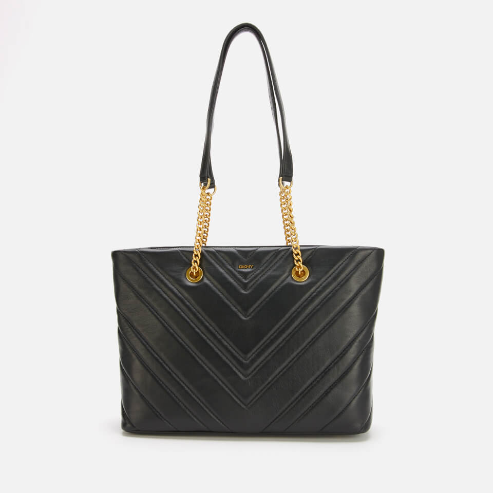 DKNY Women's Vivian Quilted Tote Bag - Black