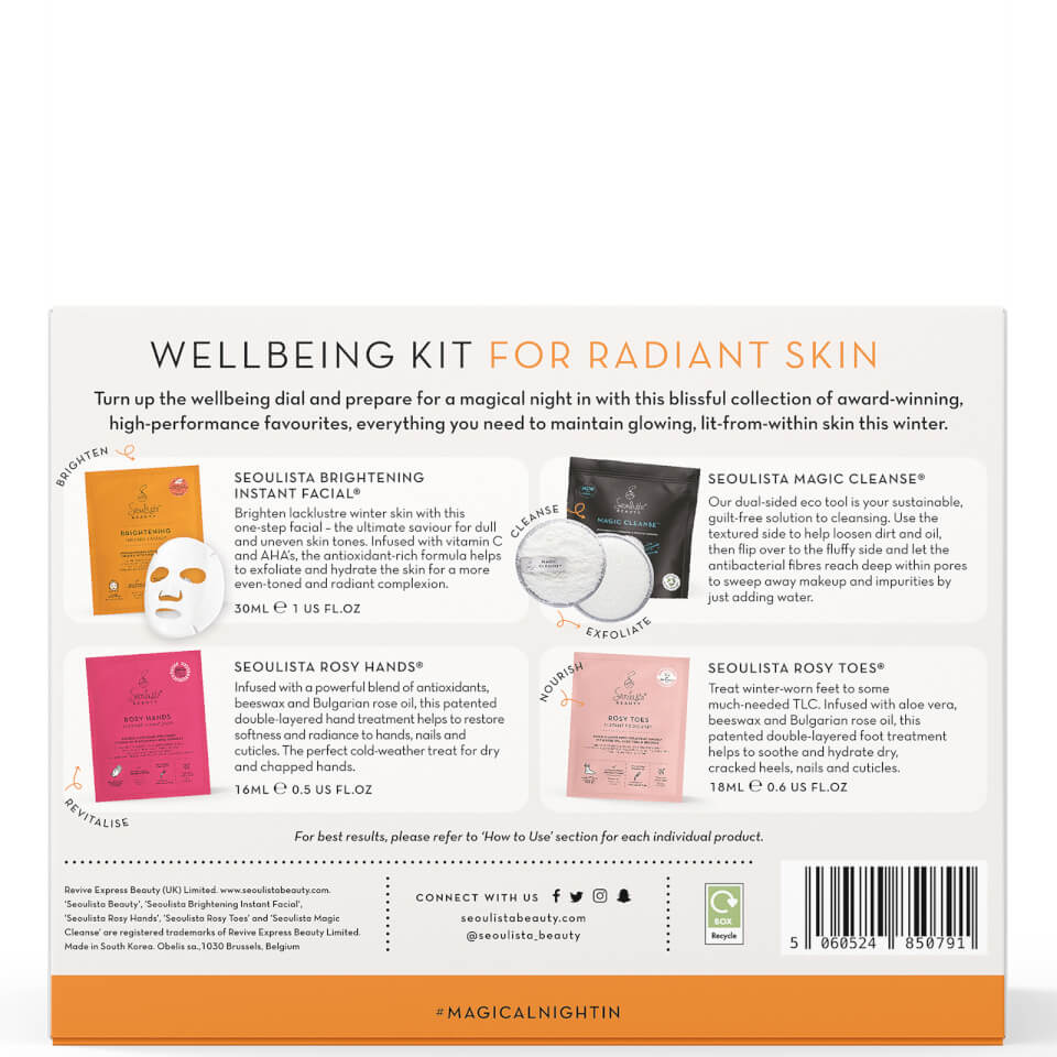 Seoulista Beauty A Magical Night In Wellbeing Kit - Radiant Skin