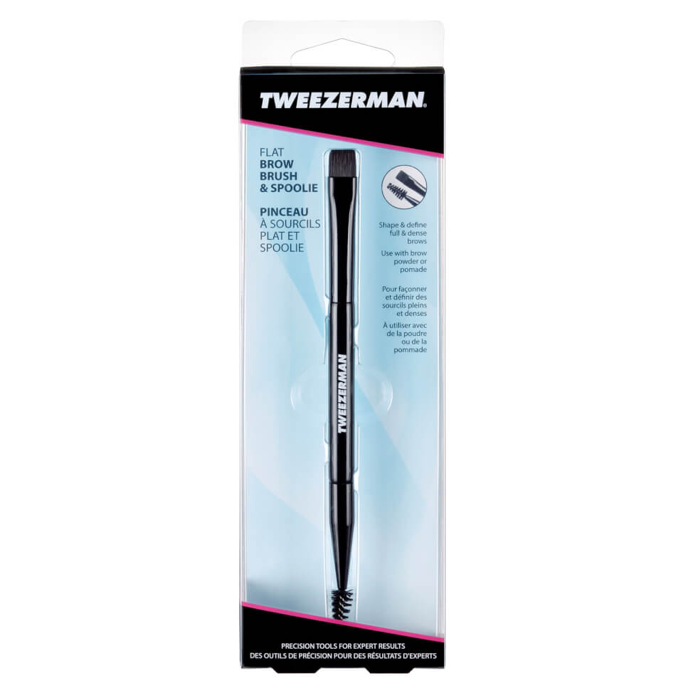 Tweezerman Dual Flat Brow Brush