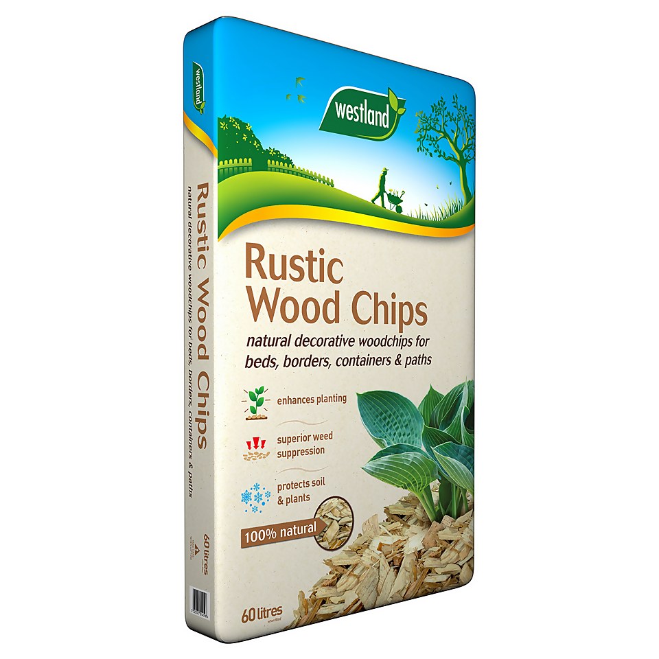 Westland Rustic Wood Chips - 60L