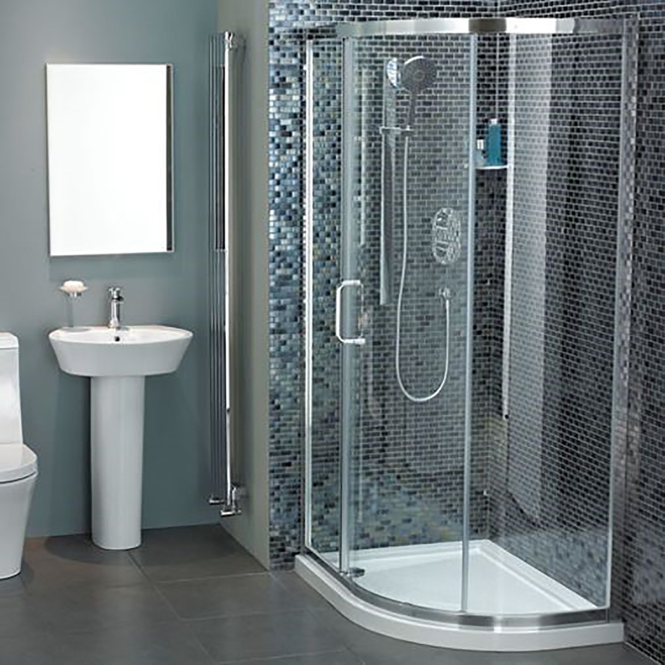 Bathstore Atlas Offset Quadrant Shower Enclosure - 1100mm (6mm Glass)