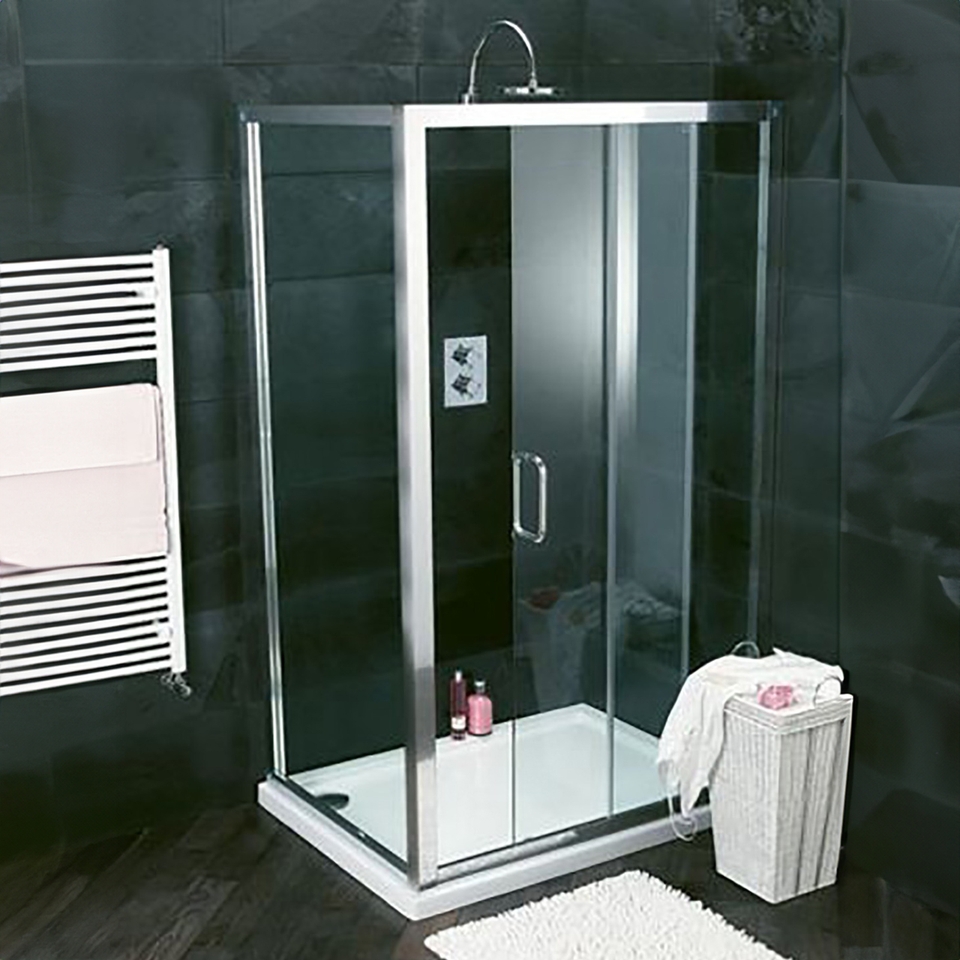 Bathstore Atlas Sliding Shower Door - 1200mm (8mm Glass)