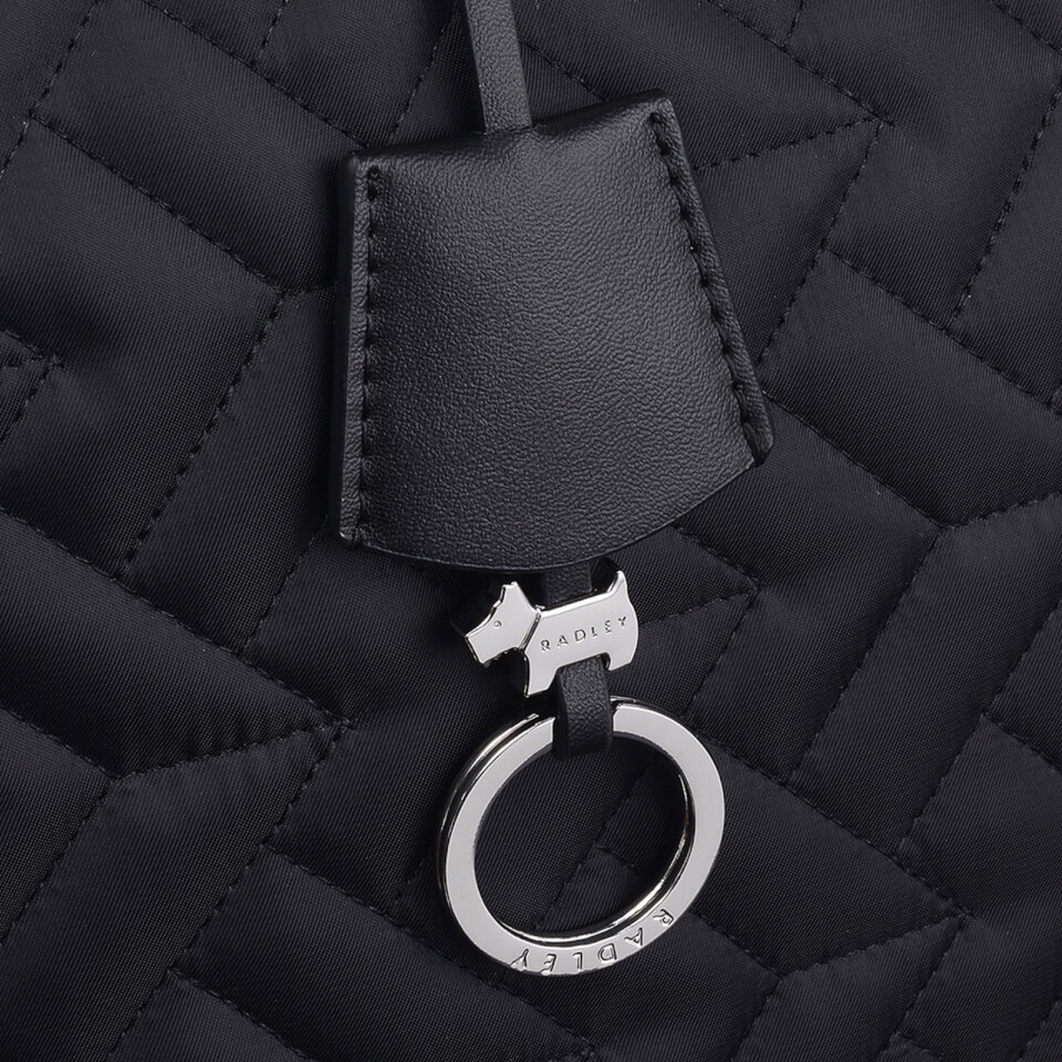 Radley Women's Finsbury Park - Quilt Ziptop Shoulder Bag - Black