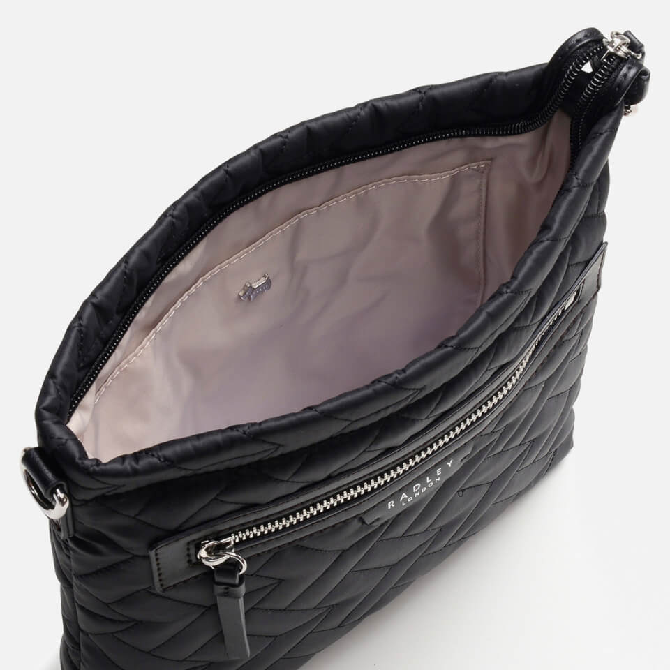Radley Women's Finsbury Park - Quilt Ziptop Cross Body Bag - Black