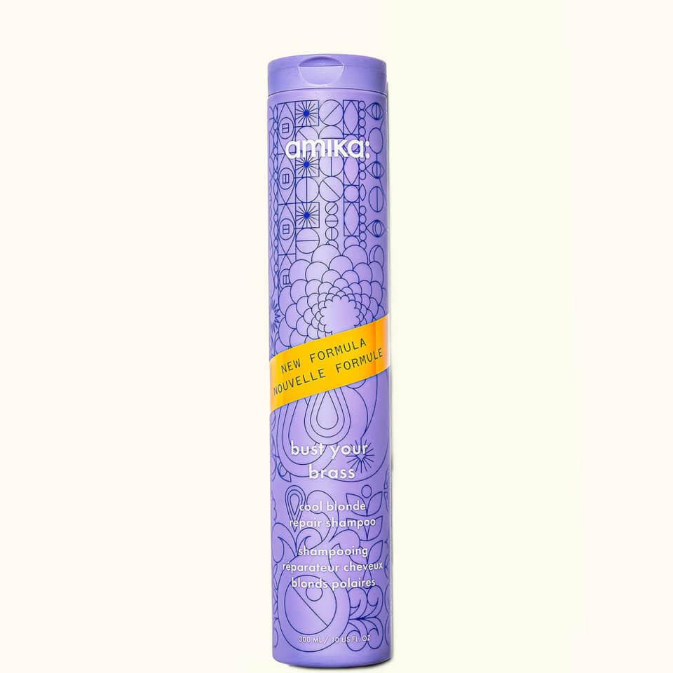 Amika Bust Your BrassCool Blonde Repair Shampoo