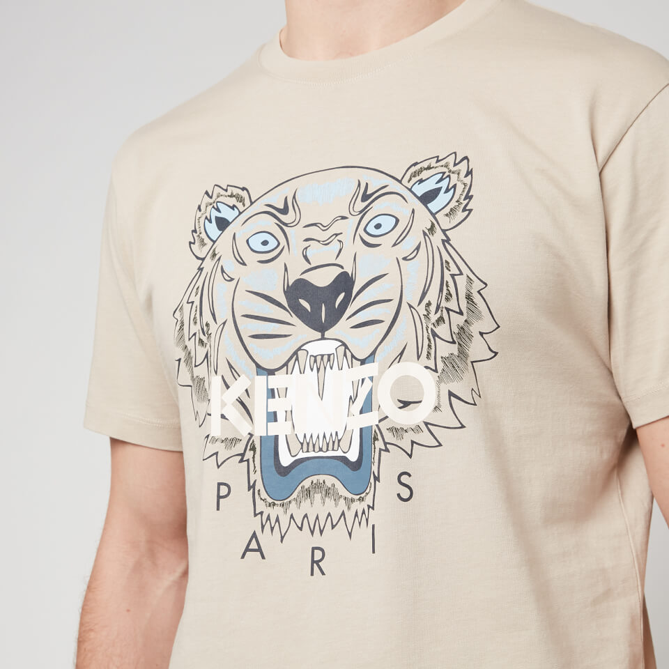 KENZO Men s Tiger Classic T Shirt Sand S Coggles
