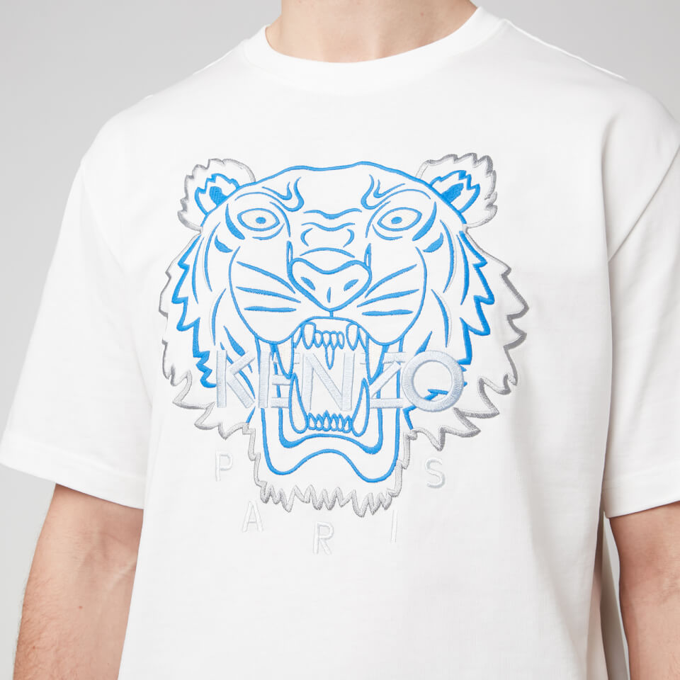 KENZO Men's Tiger Seasonal Relaxed T-Shirt - White - S | Coggles KENZO Men's Tiger Seasonal Relaxed T-Shirt - White - S | Coggles