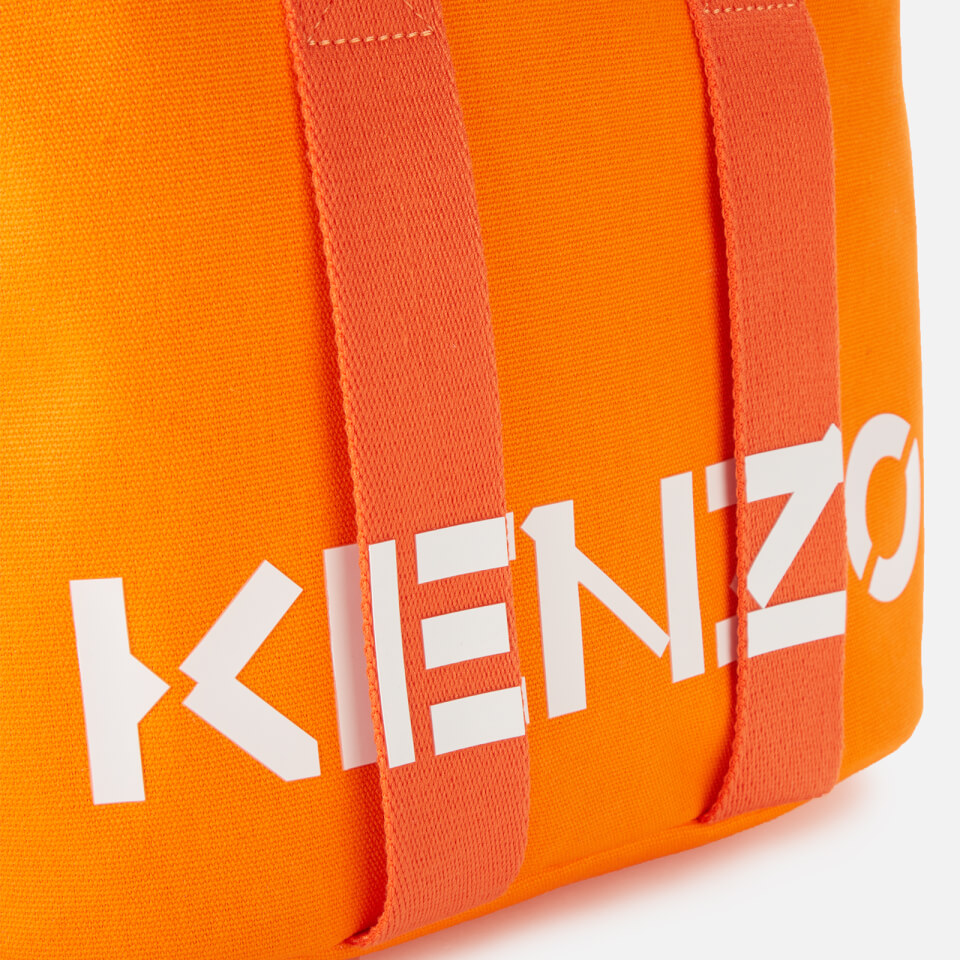KENZO Women s Kaba Small Tote Bag Deep Orange