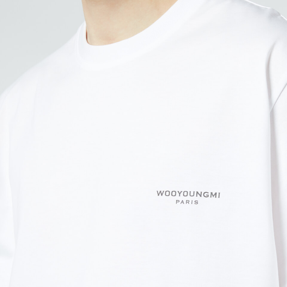 Wooyoungmi Men's Colour Changing Flowers T-Shirt - White