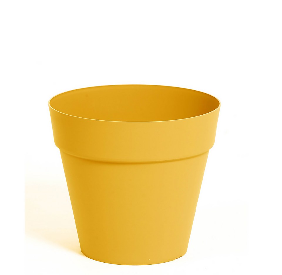 Soho Yellow Contemporary Planter - 17cm