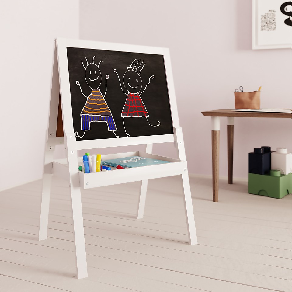 Kids Chalkboard Easel Homebase