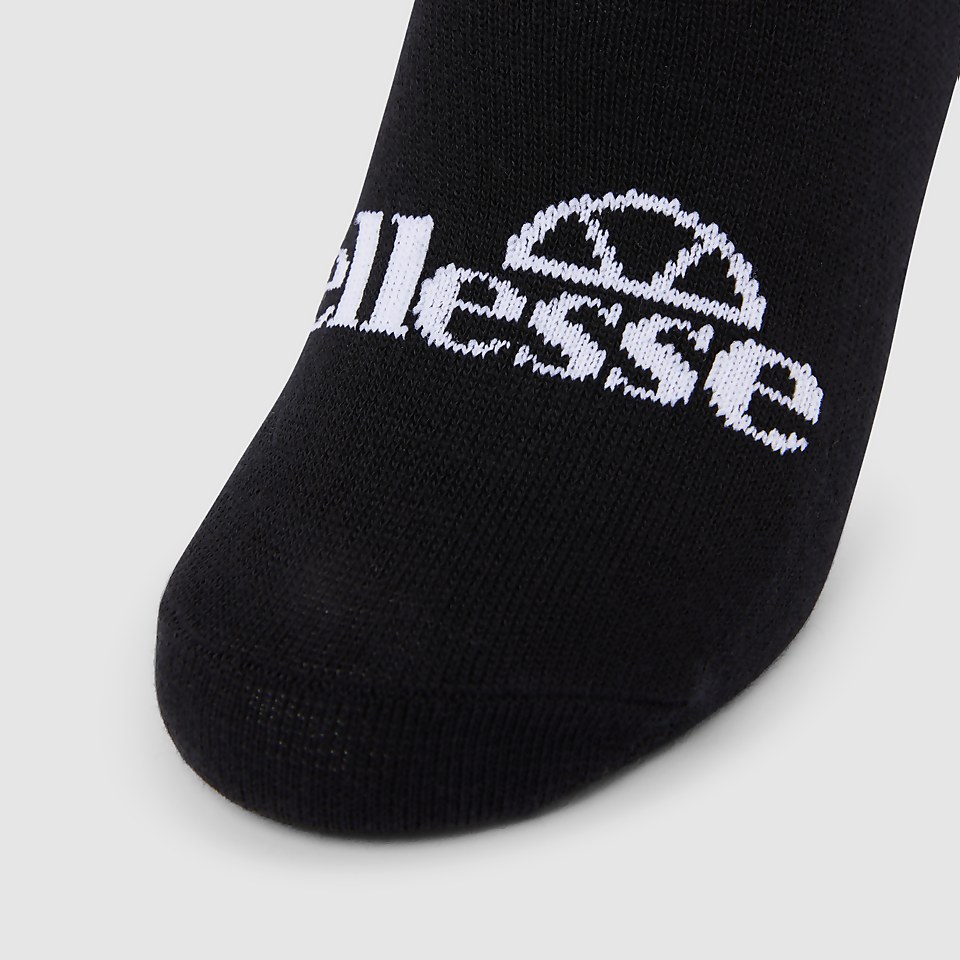 Frimo 3 Pack No Show Socks Black