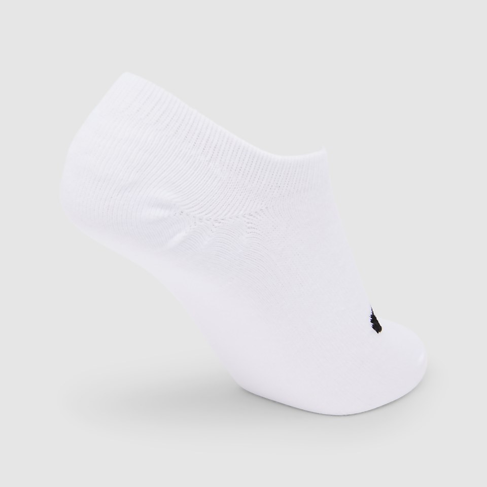 Frimo 3 Pack No Show Socks White