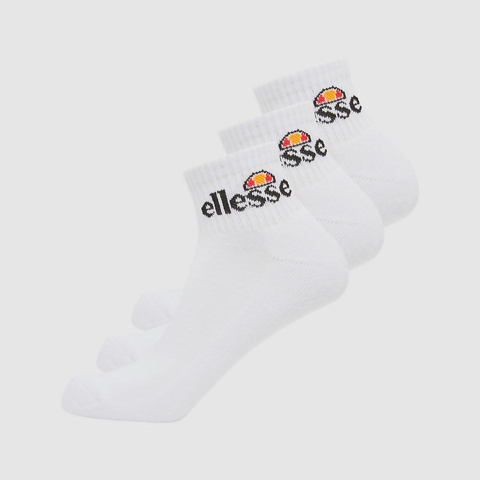 Rallo 3er-Pack Knöchelsocken Weiß