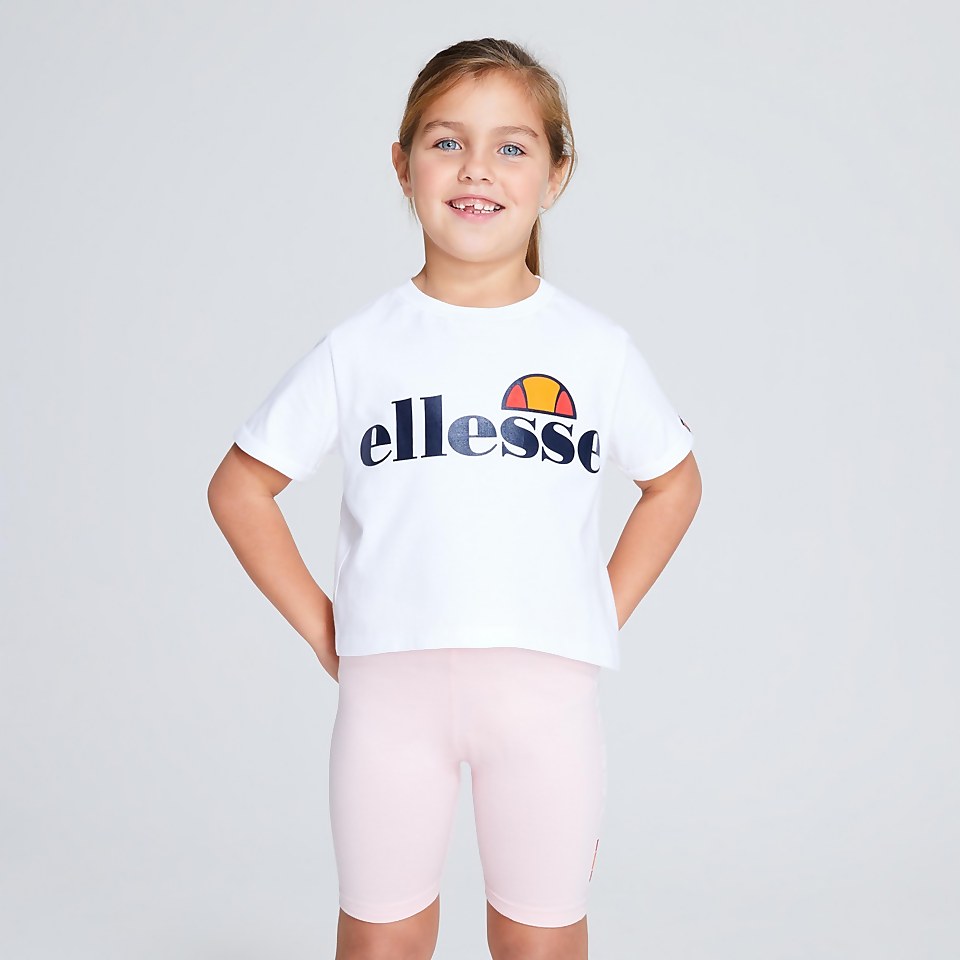 Nicky Cropped T-Shirt White