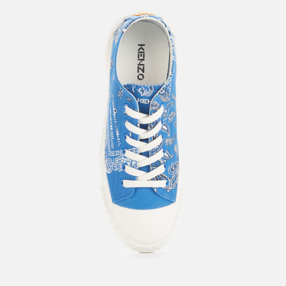 KENZO Women's Tiger Crest Low Top Trainers - Royal Blue