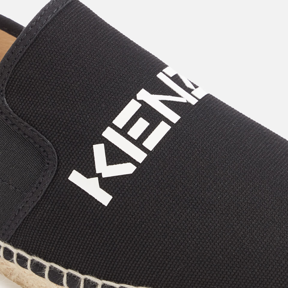 KENZO Women's Logo Elastic Espadrilles - Black