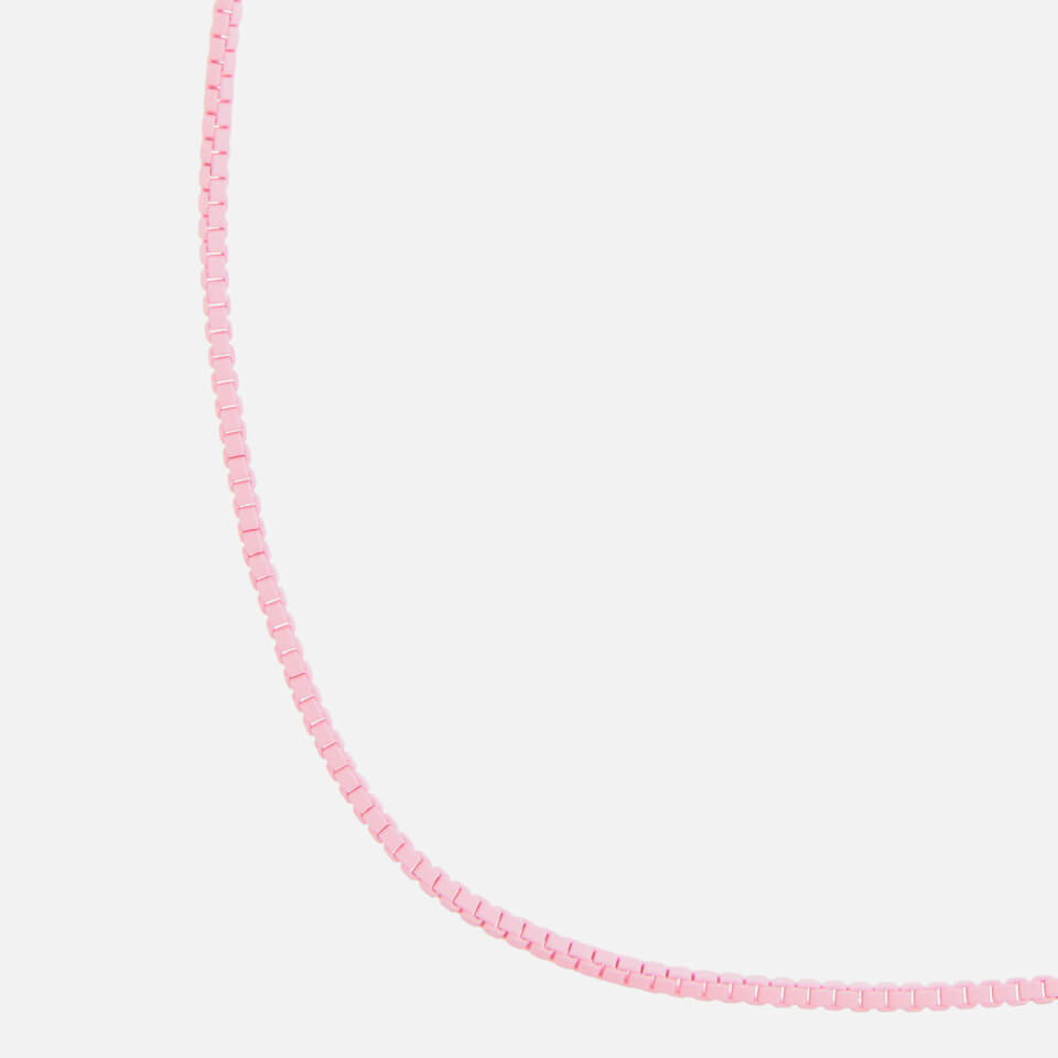 Crystal Haze Women's Plastalina Necklace Chain 46cm - Candy Pink