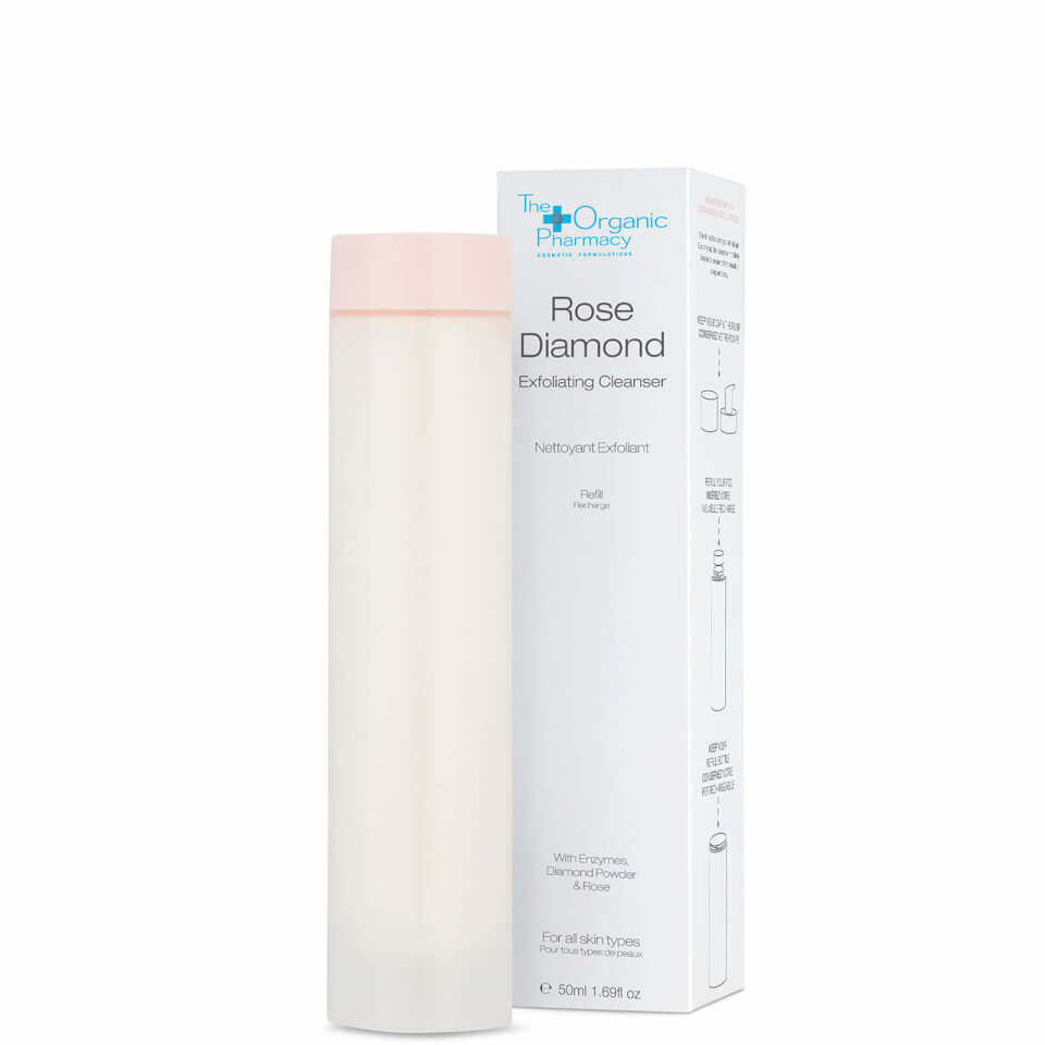 The Organic Pharmacy Rose Diamond Exfoliating Cleanser Refill 50ml