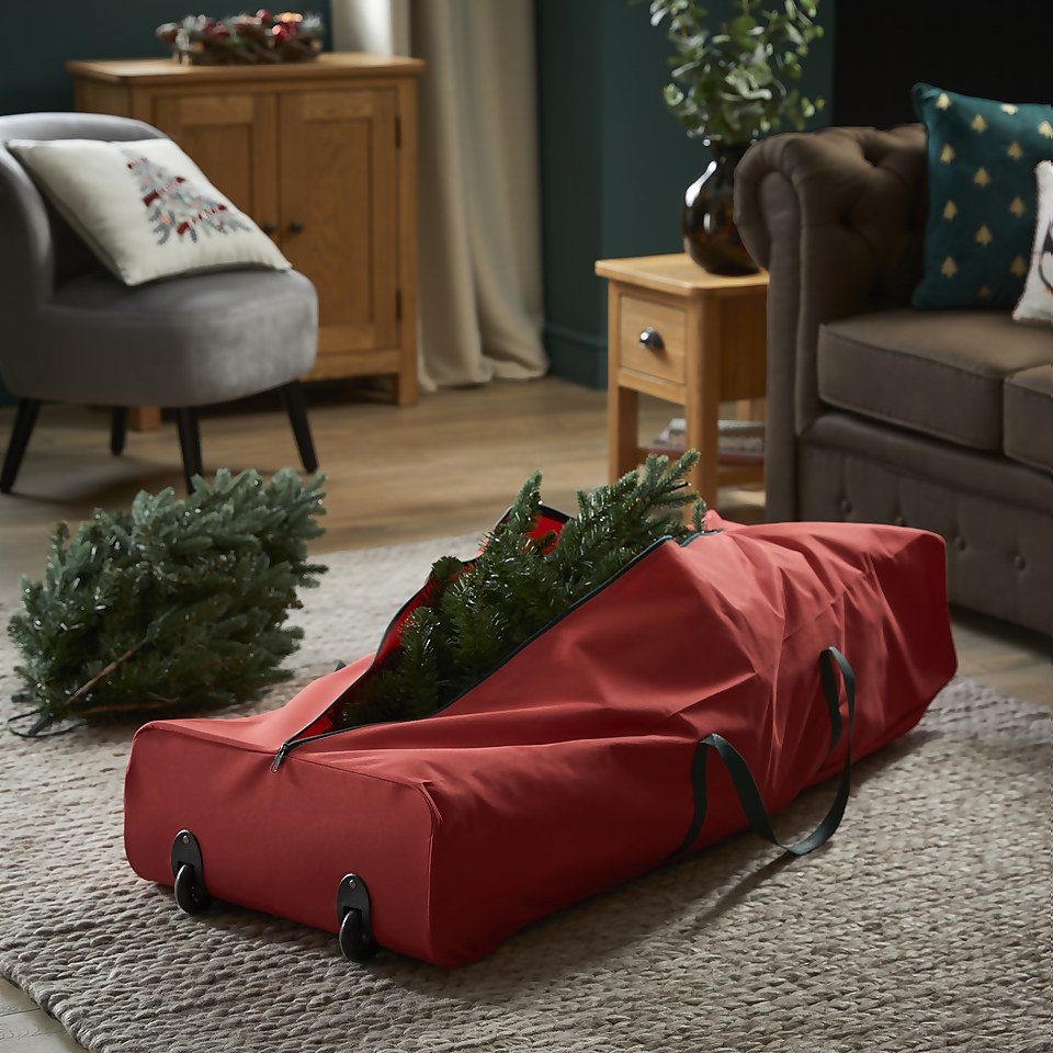 Christmas Tree Wheeled Storage Bag Homebase