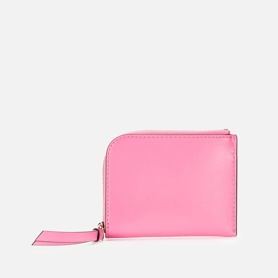 Ganni Women's Card Case - Carmine Rose