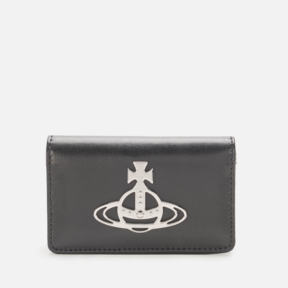 【VIVIENNE WESTWOOD】Women's Saffiano Flap Card Holder Vivienne Westwood Saffiano Flap Card Holder | italist