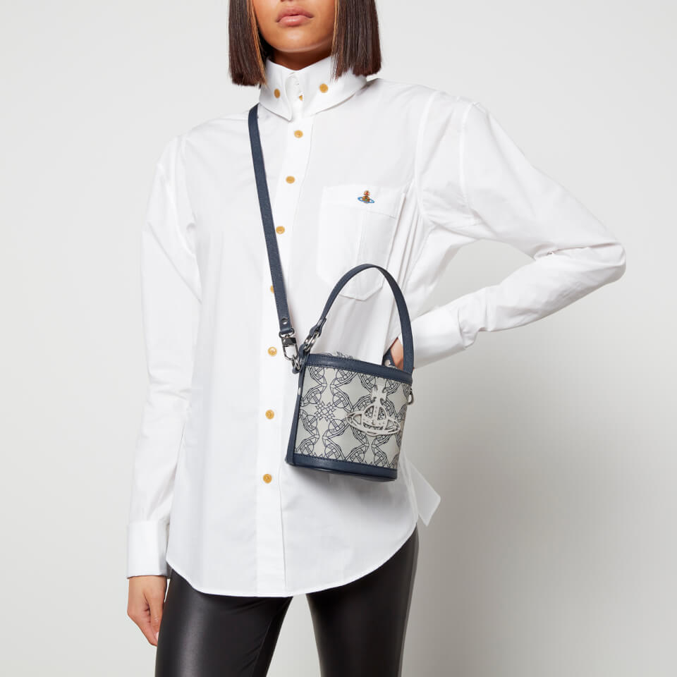 Vivienne Westwood Women's Daisy Small Drawstring Bucket Bag - Blue