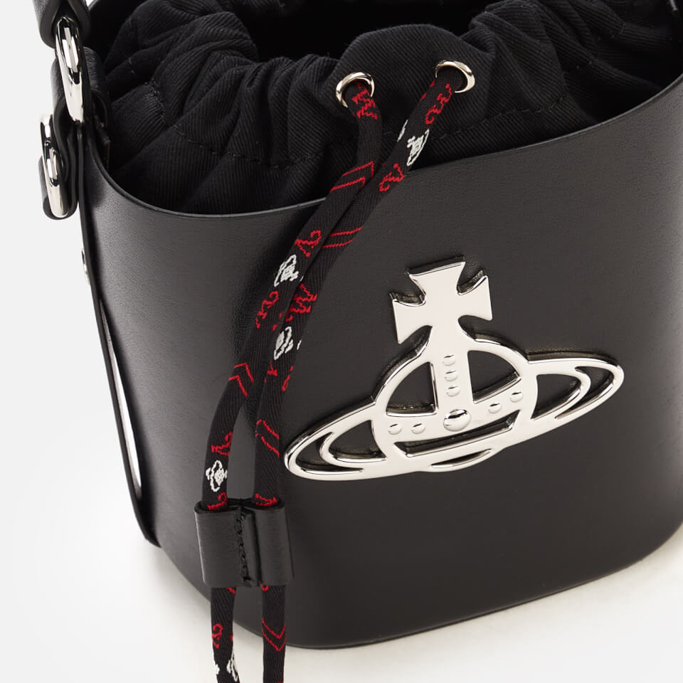Vivienne Westwood Women's Daisy Small Drawstring Bucket Bag - Black
