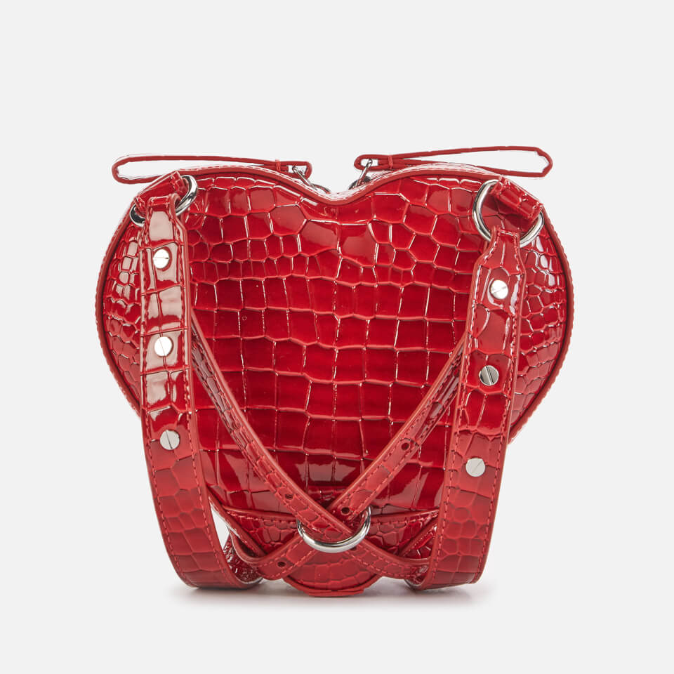 Vivienne Westwood Ella Heart Cross Body Bag in Red