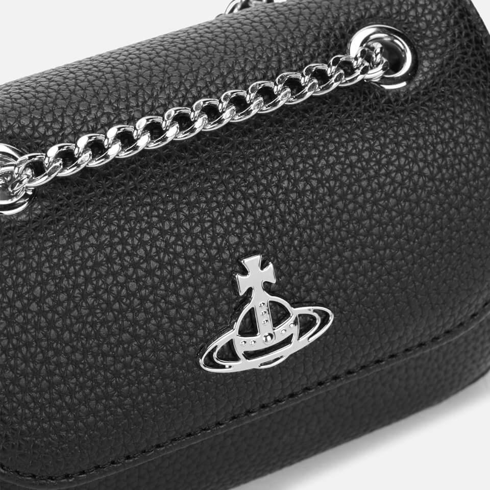 Vivienne Westwood Women's Johanna Small Purse with Chain Vegan - Black