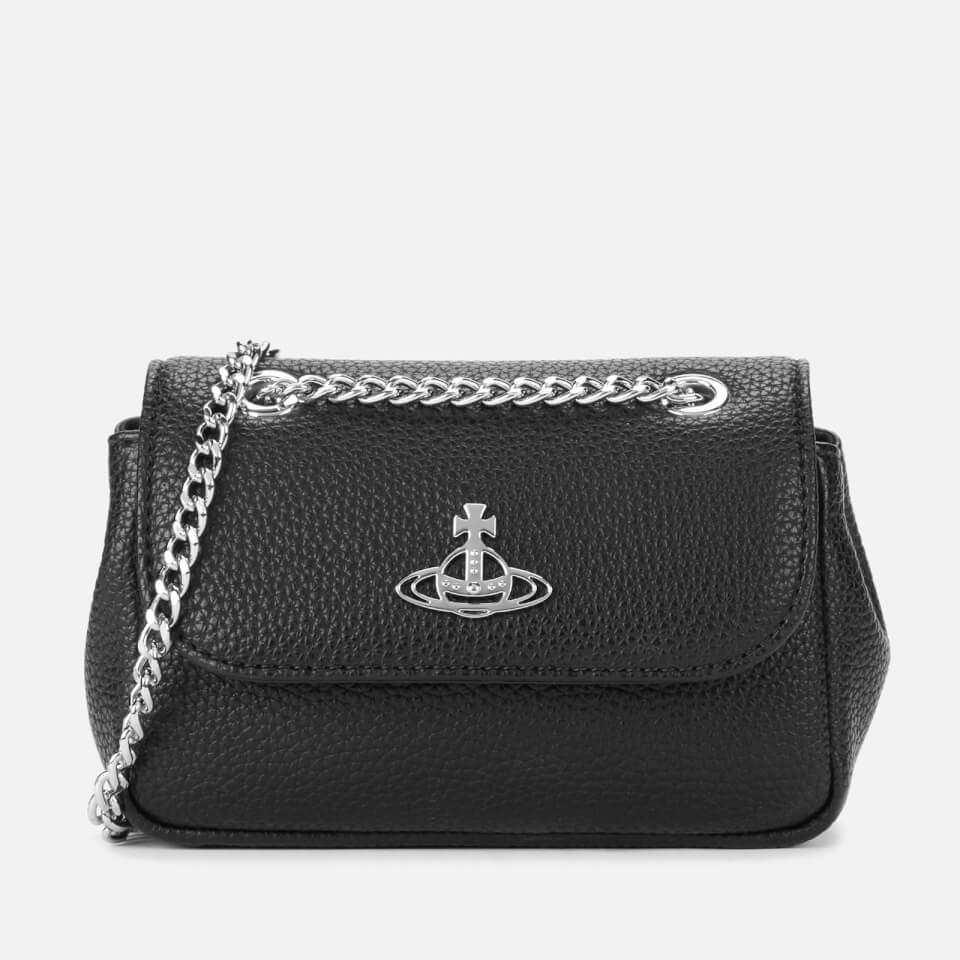 Vivienne Westwood Women's Johanna Small Purse with Chain Vegan - Black