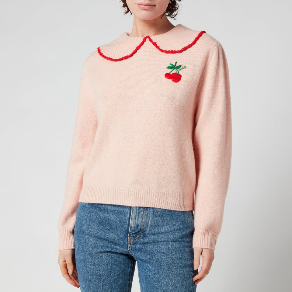 RIXO Women s Lila Cherry Jumper Pink Cherry XS Coggles