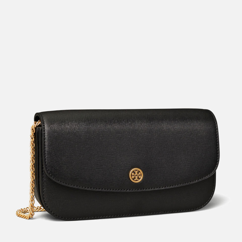 Tory Burch Women's Robinson Chain Wallet - Black