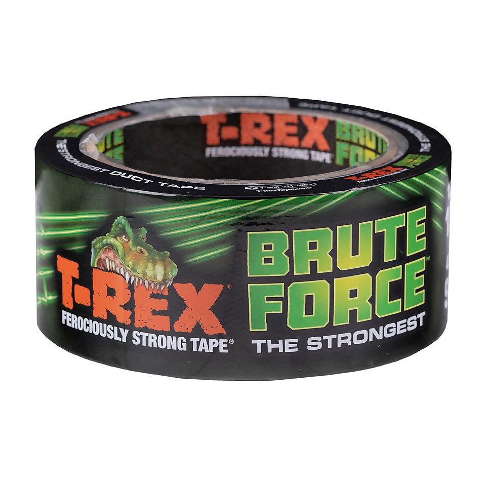 T Rex Brute Force Black Duct Tape 48mm x 9.14m