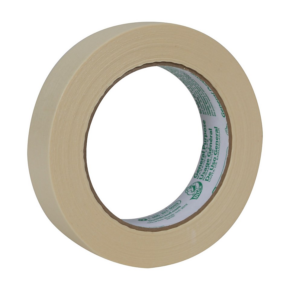 Duck All Purpose Masking Tape 25mm x 25m Triple Pack