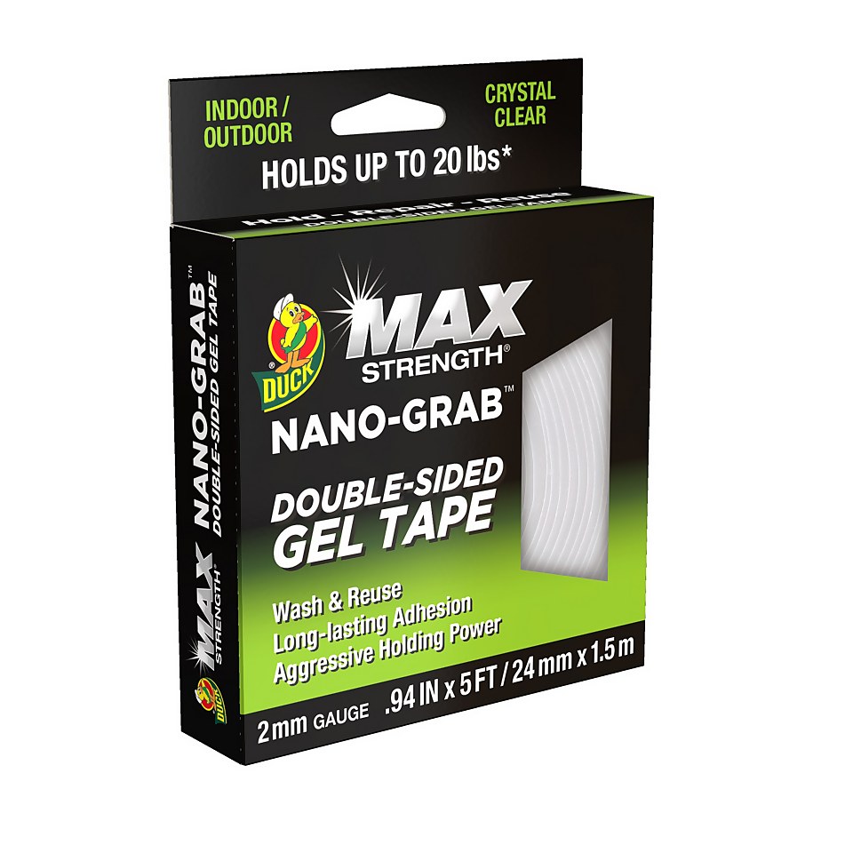 Duck Max Nano Grab Double Sided Gel Tape 24mm x 1.5m