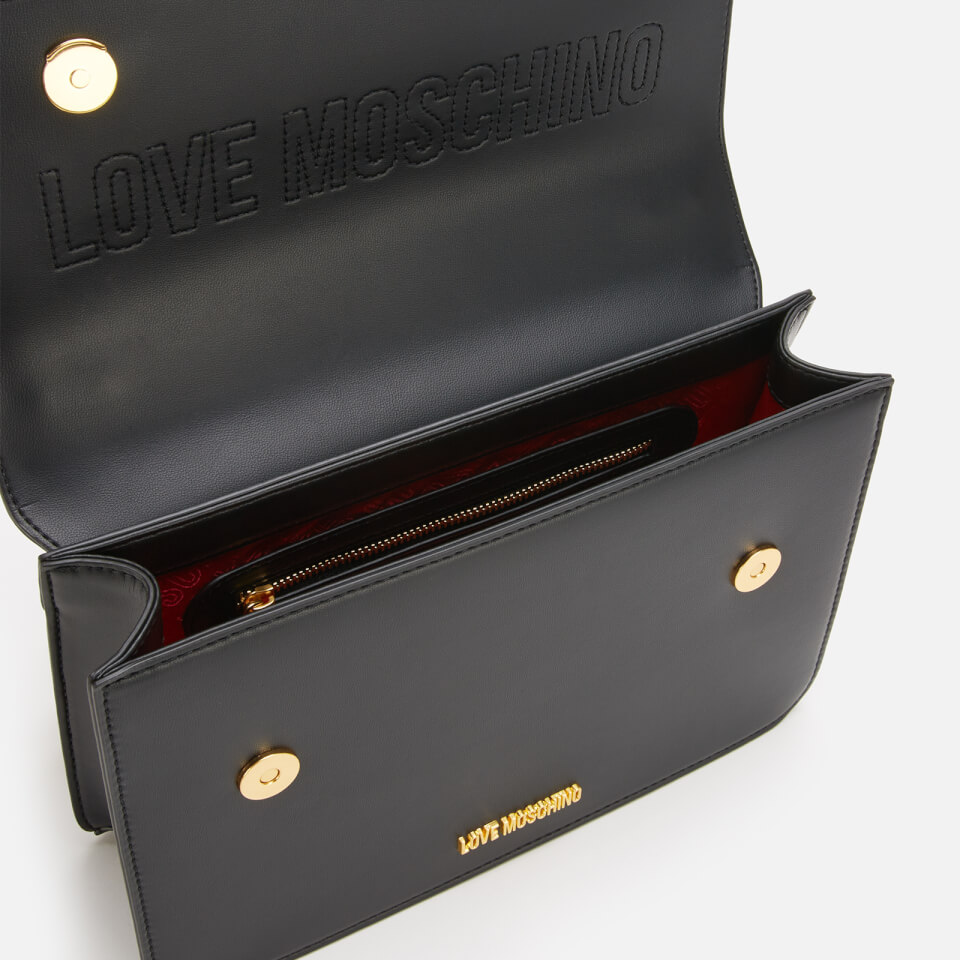 Love Moschino Women's Horsebit Shoulder Bag - Black