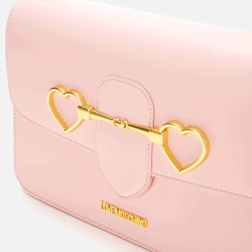 Love Moschino Women's Horsebit Shoulder Bag - Pink
